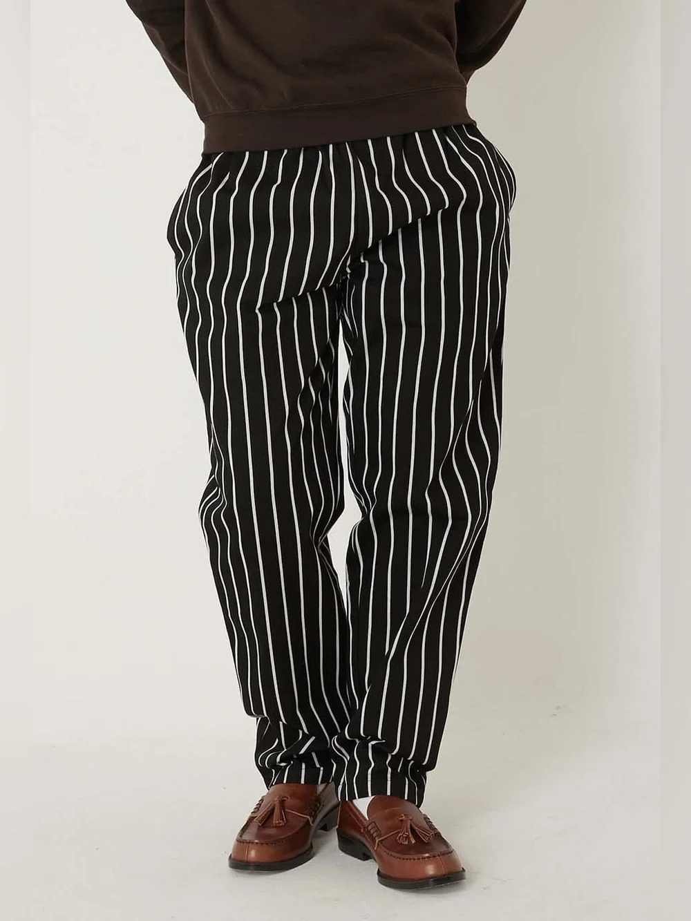 Cookman Chef Pants Stripe Black Size S Unisex - Picture 2 of 16